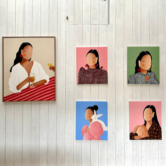 SOLD „Afternoon with friends“