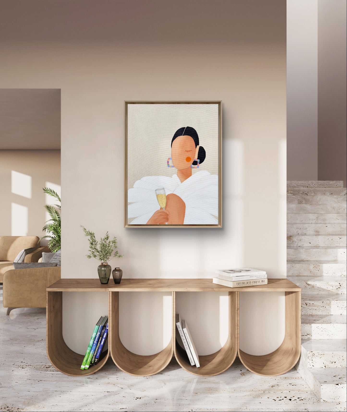 Leinwandprint „Champagne Mood“