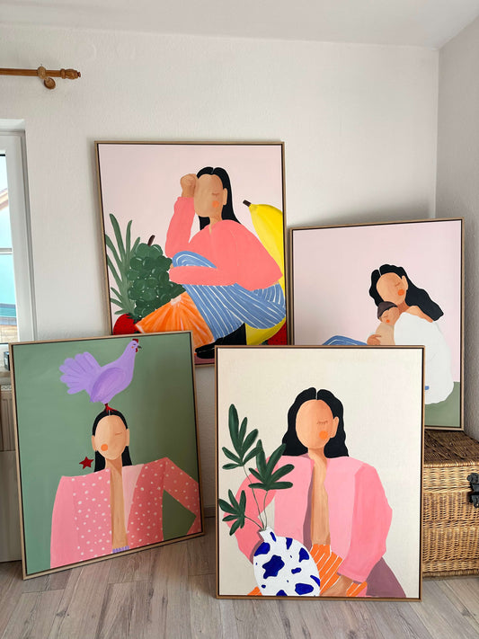 SOLD„Fruiti Baby“Studenten Kunstmarkt