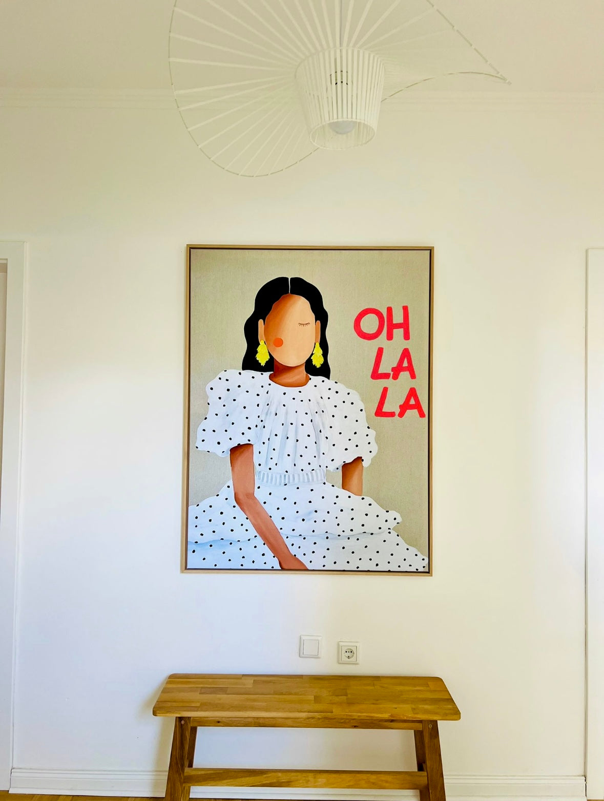 Leinwansprint „Oh la la“