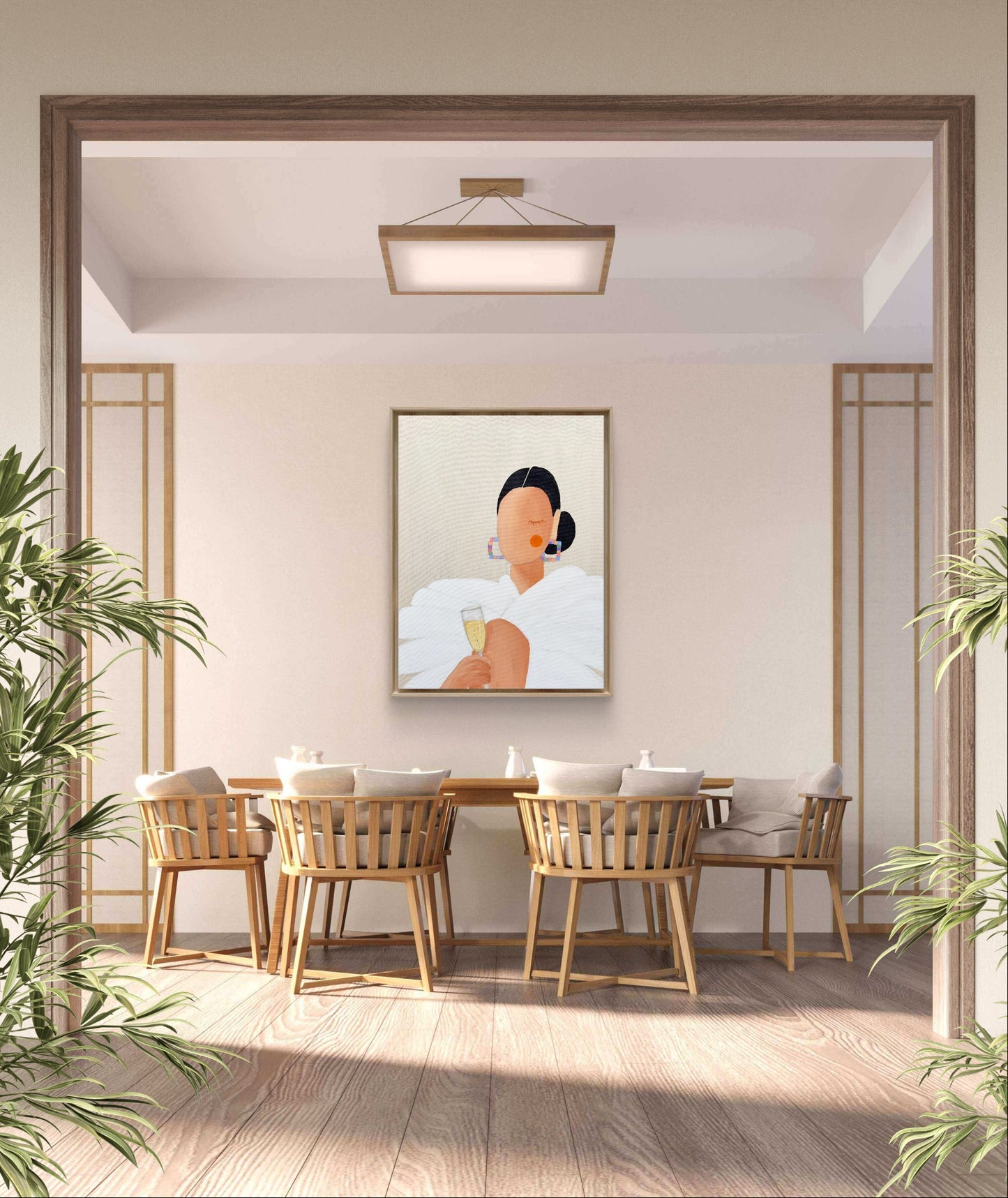 Leinwandprint „Champagne Mood“