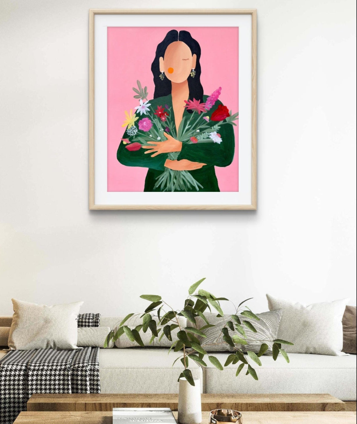 Print „Let yourself bloom“