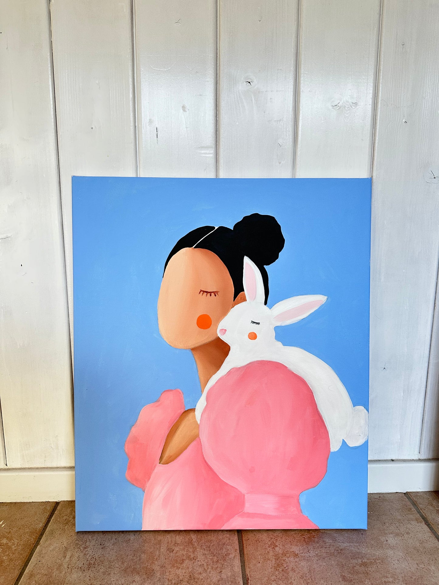 SOLD„Even if you see a white bunny“