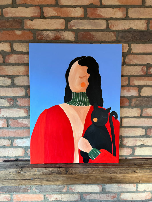 SOLD „Chill and pet“ Original