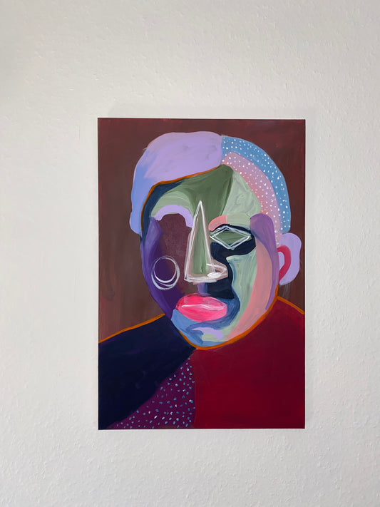 "Crazy Portrait: Jack" original