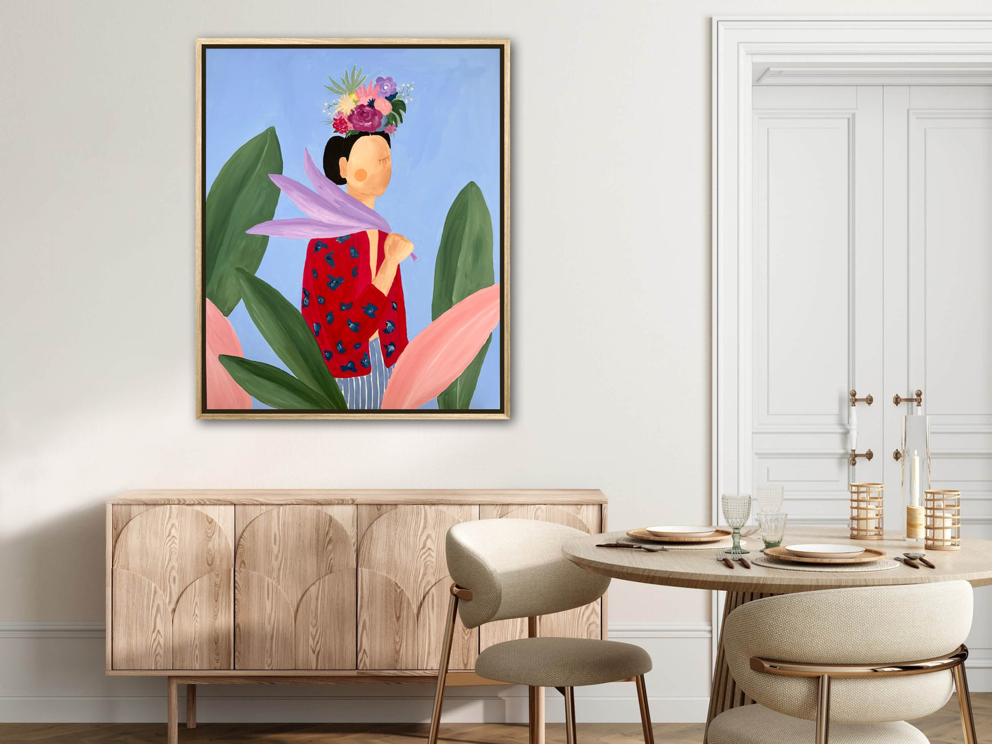 SOLD„Blossom girl“ Original gerahmt