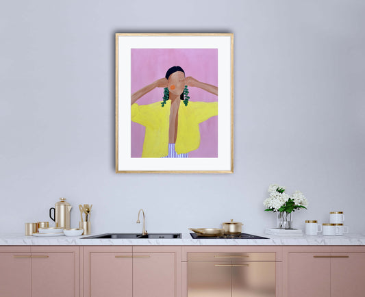 „When life gives you grapes make wine out of them“ limitierter Print