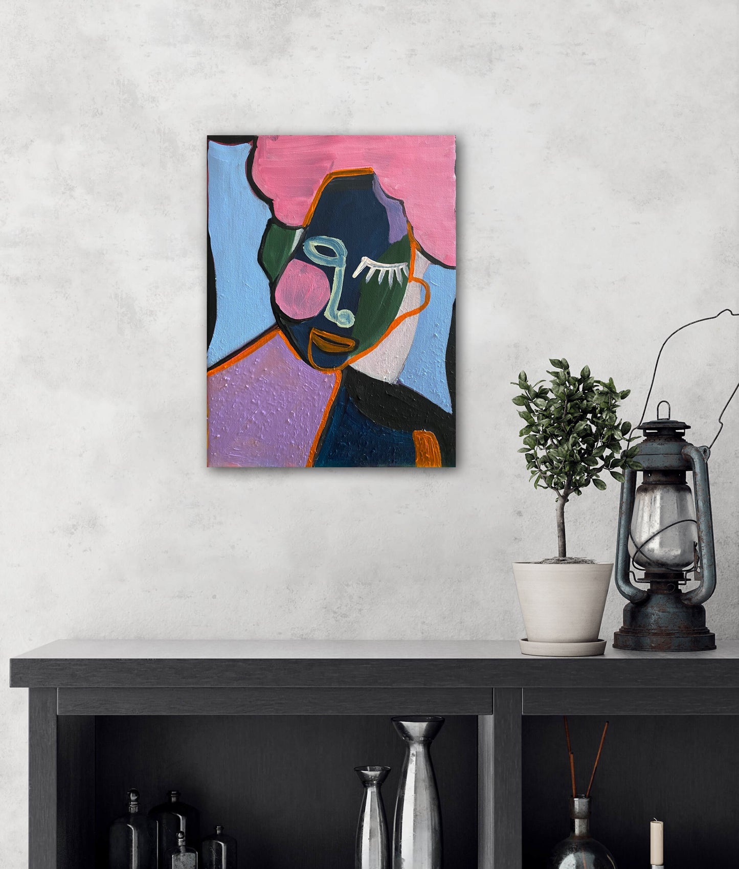 "Portrait of Ed" original