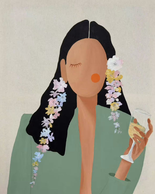 „Hippie at heart“ Print