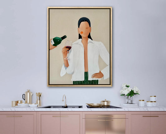 Leinwandprint “It‘s always five somewhere“