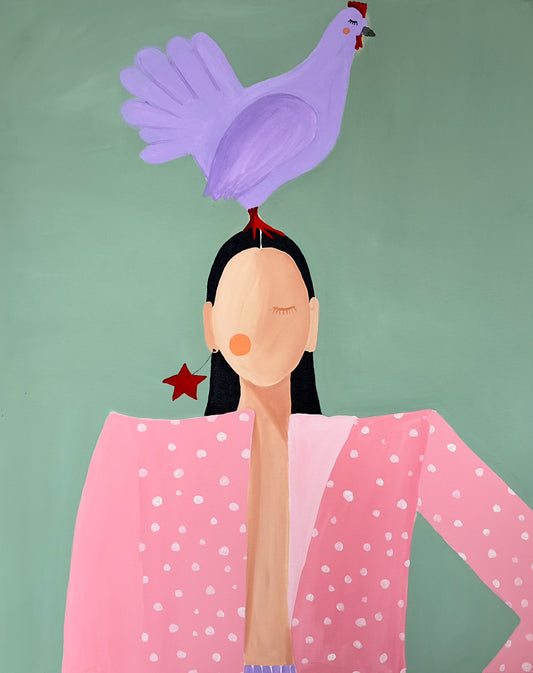 SOLD„Don‘t chick out“ Original