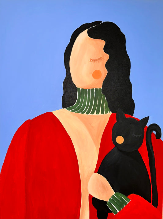 SOLD „Chill and pet“ Original