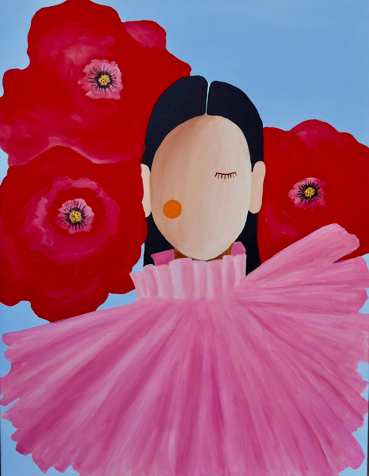 SOLD„Poppies and velvet nights“