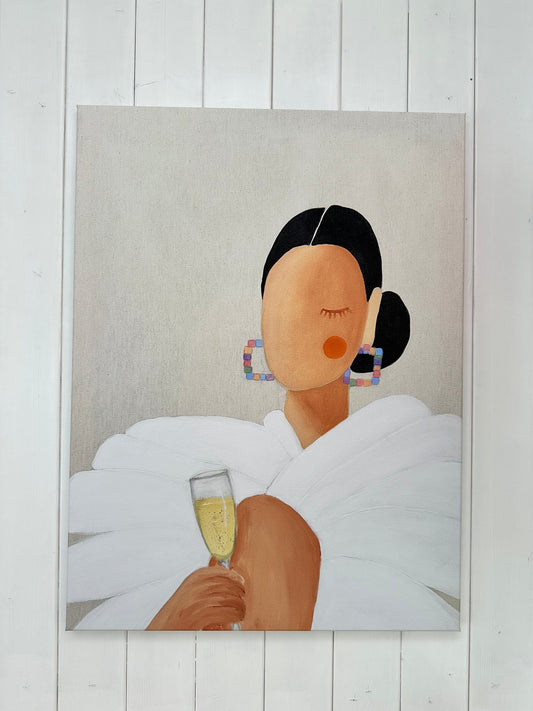 Leinwandprint „Champagne Mood“