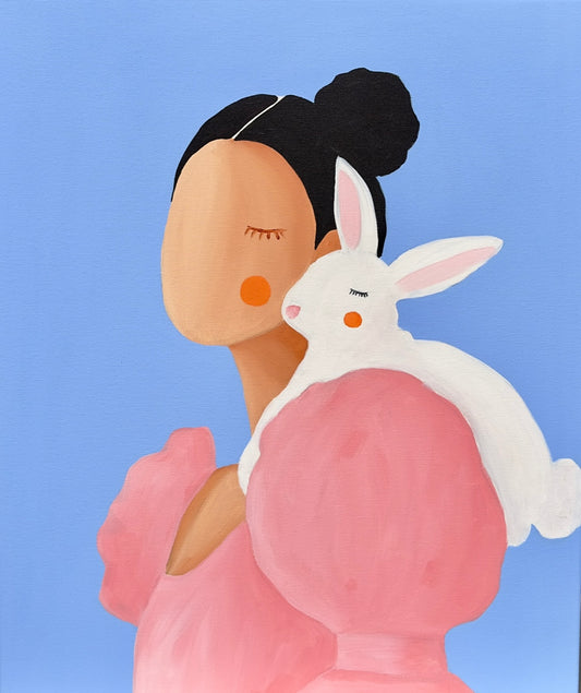 SOLD„Even if you see a white bunny“