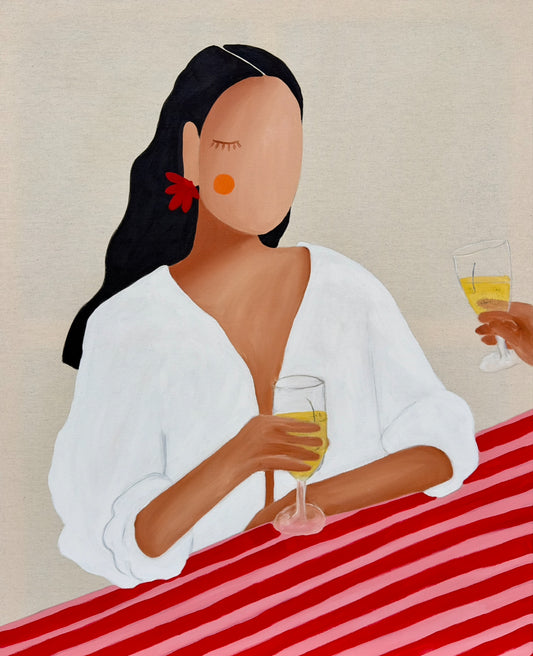 SOLD „Afternoon with friends“