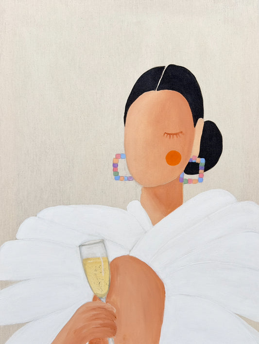 Leinwandprint „Champagne Mood“