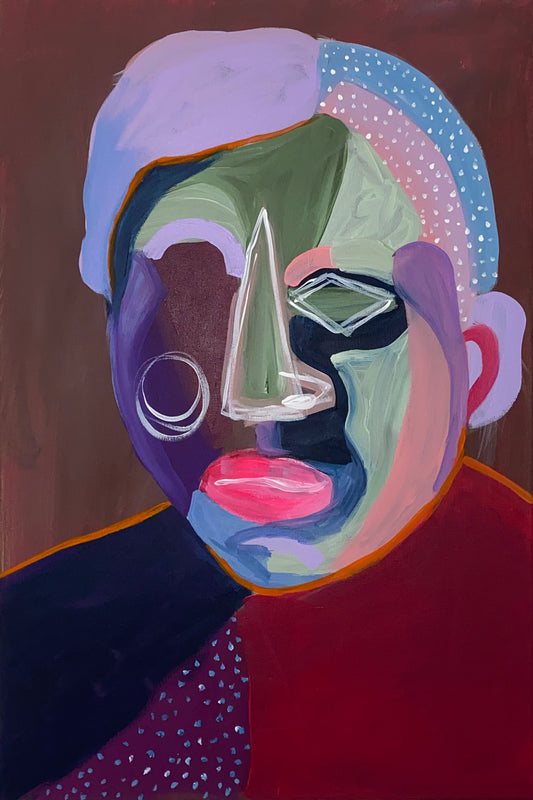 "Crazy Portrait: Jack" original