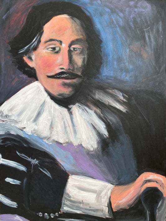 SOLD"Attitude" Original gerahmt