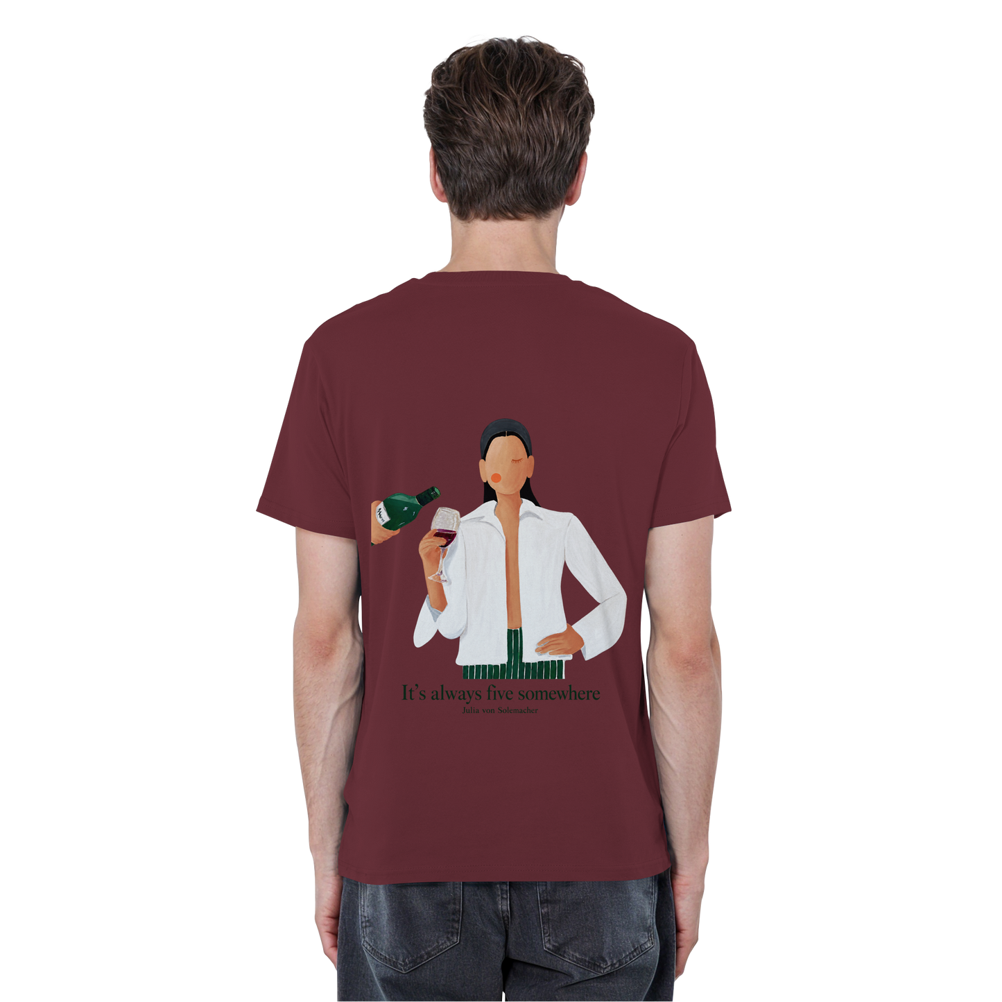 It´s always five somewhere - Organic Artist-Shirt