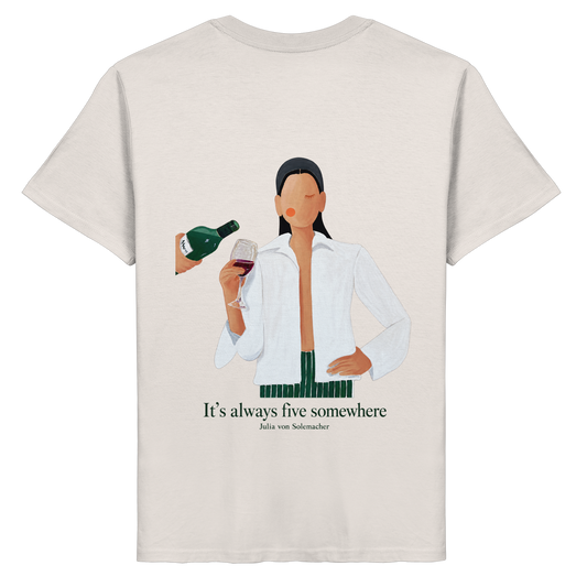It´s always five somewhere - Organic Artist-Shirt