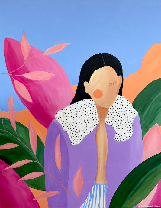 SOLD "Big city girl" Original